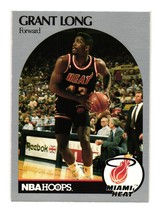 1990-91 Hoops #167 Grant Long Miami Heat - £2.32 GBP