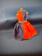 BARBIE Vintage 1980&#39;s Clothing - Red White Blue Dress Gown with 2 front pockets - £15.85 GBP
