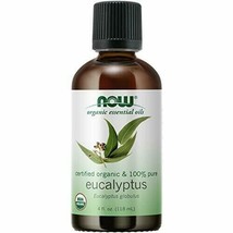 NOW Essential Oils, Organic Eucalyptus Globulus Oil,  Clarifying Aromatherapy... - £21.85 GBP