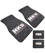 HKS Style Racing Le Mans Confetti Fabric Car Floor Mats Interior Carpets - £46.90 GBP+