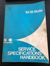 Used OEM Kawasaki 1984 1985 Model Service Speifications Handbook 99926-1... - $15.00