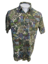 Tones vintage 1990s Men Hawaiian ALOHA shirt pit to pit 23 tropical cotton  - £31.90 GBP