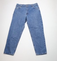 Vintage Y2K 2000 Carhartt Mens 40x32 Faded Spell Out Straight Leg Jeans USA - $79.15