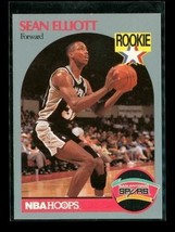 Vintage 1989-90 Nba Hoops Rookie Basketball Trading Card #267 S EAN Elliott Spurs - £3.35 GBP