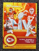 2021 Patrick Mahomes Tyreek Hill Super Bowl Card. Custom Card Limited Edition!! - £1.56 GBP