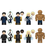 8Pcs Fantastic Four Minifigures Invisible Woman Thing Human Torch Mini B... - $32.60 CAD