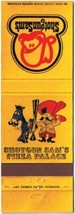 Matchbook Cover Shotgun Sam&#39;s Pizza Palace Oklahoma Missouri Texas - £5.47 GBP