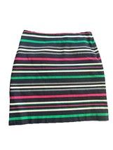 talbots multicolor striped skirt - $301.53 MXN