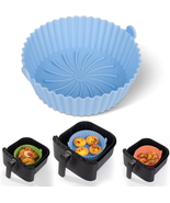 Air Fryer Silicone Liners - Reusable Non-Stick Air Fryer Silicone Pot Li... - £12.73 GBP