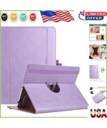 Light Purple 360° Rotating Tablet Case for 9-10.1 Inch Devices with Kick... - $50.34 CAD