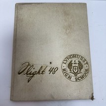 1948 Lyndhurst New Jersey Yearbook from 1948 w Football Photo - £15.69 GBP