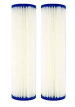 Pack of 2 Watts (WPC20-975) 9.75&quot;X2.75&quot; 20 Micron Pleated Sediment Filters - £15.63 GBP