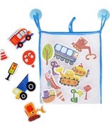 Bath Time Stickers Things That Go, Cars, Boats Foam Play Pieces With Sto... - $231.38 MXN