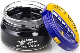 Black 01 Creme Surfine Saphir Beaute Du Cuir Shoe Boot Cream Polish 50 M L Avel - £28.54 GBP