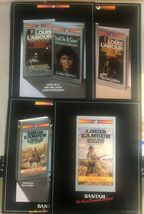 LOUIS L'AMOUR vintage lot of audio book brochures, etc. (circa 1980's) D~ - $14.84