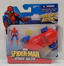 Marvel Spider-Man Roll into Action Spider Racer with Figure 2011 - £10.79 GBP