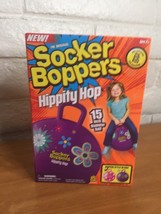 Socker Boppers Hippity Hopper Ball 15&quot; Inflatable w/ Handle Pink White Polka Dot - £15.95 GBP