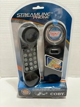 New Sealed Coby CT-P260 Streamline Telephone Phone Black Volume Control - £8.53 GBP