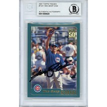 Hee Seop Choi Chicago Cubs Auto 2001 Topps Baseball Card BAS Auth Autograph Slab - $99.99