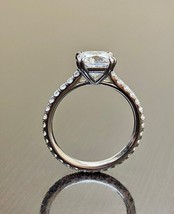 1,50 ct Taglio cuscino Lab ha creato anello regalo di nozze con diamante... - £1,613.42 GBP