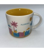 STARBUCKS 2017 FLORIDA You Are Here Collection 14oz Coffee Mug Pink Flam... - £11.24 GBP