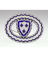 Fleur De Lis Sterling &amp; Enamel sash pin brooch with Gorgeous Detail - $230.87