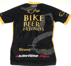 Louis Garneau Men S Zip Short Sleeve Jersey Cycling Bike Beer &amp; Friends ... - $14.49