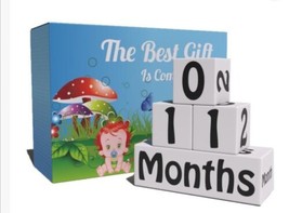 Pambo baby Monthly Age Milestone Blocks - £27.24 GBP