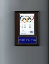 US MEN&#39;S OLYMPIC BASKETBALL GOLD MEDAL PLAQUE USA - £3.89 GBP