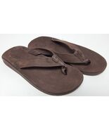 Chaco Classic Leather Flip Sz 9 M EU 42 Men&#39;s Thong Sandals Dark Brown J... - $1,103.04 MXN