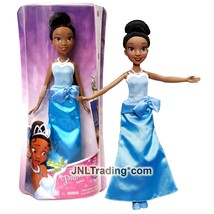 Year 2015 Disney Princess Royal Shimmer 12 Inch Doll Set - TIANA in Blue Dress - £27.96 GBP