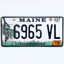 2019 United States Maine Vacationland Passsenger License Plate 6965 VL - £14.67 GBP