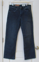 TK Axel Slim Bootcut Jeans Dark Blue Wash Men&#39;s Size 34X32 - $430.65 MXN