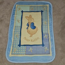 Beatrix Potter Peter Rabbit Baby Blanket 30x45 Acrylic Blend Crown Craft... - £76.49 GBP