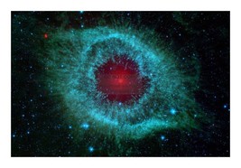 COMETS KICK UP DUST IN HELIX NEBULA SPITZER TELESCOPE NASA 4X6 PHOTOGRAPH - £6.30 GBP