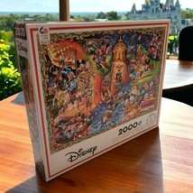 Disney 2000 Piece Puzzle 38 x 26 Mickey Minnie Mouse Donald Duck Goofy 4... - $17.60