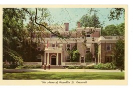 Vintage Postcard Of Home Of Franklin D. Roosevelt Hyde Park New York NY - £9.96 GBP