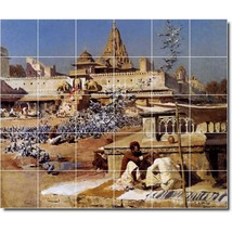 Edwin Weeks Historical Painting Ceramic Tile Mural BTZ09579 - £240.38 GBP+