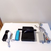Nintendo Wii Console Black w/Wiimotes &amp; Nunchuck! RVL-101, Tested &amp; Working!  - £28.39 GBP