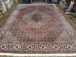 Stunning Oriental Rug 8x11 Herati Mahi Top Quality Carpet Salmon Red Beige Black - £4,530.98 GBP