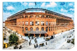 Ebbets Field Los Angeles Dodgers Brooklyn Stadium MLB 1MC1 Painting Art ... - £19.41 GBP+