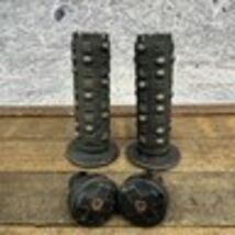 Box Components One Grips Black Silver Clamp BMX MTB Hexagonal BX-HG17BKH... - $39.57