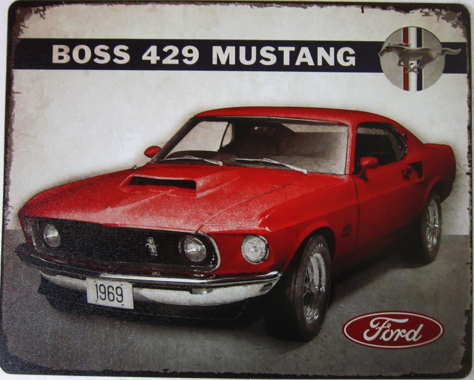 Ford Boss 429 Mustang Ford Metal Sign ( 15" by 12") - $13.95