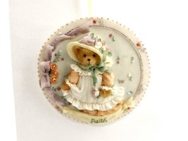 Cherished Teddies 3D Wall Plaque/Ornament &quot;Faith&quot;, Vintage 1994, Enesco #104140F - £15.49 GBP