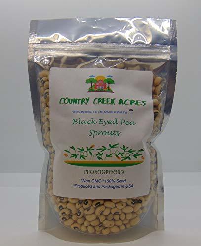 Primary image for Black Eyed Pea Sprouting Seed, Non GMO - 12oz - Country Creek Brand - Black Eyed