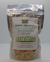 Black Eyed Pea Sprouting Seed, Non GMO - 12oz - Country Creek Brand - Black Eyed - £9.41 GBP