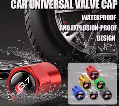 4Pcs Car Tire Valve Cap Tyre Stem Valve Cover for Audi Sline RS S TT QUA... - $13.99