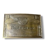 Vintage 80s BUDWEISER BEER BELT BUCKLE  Brass - $353.35 MXN