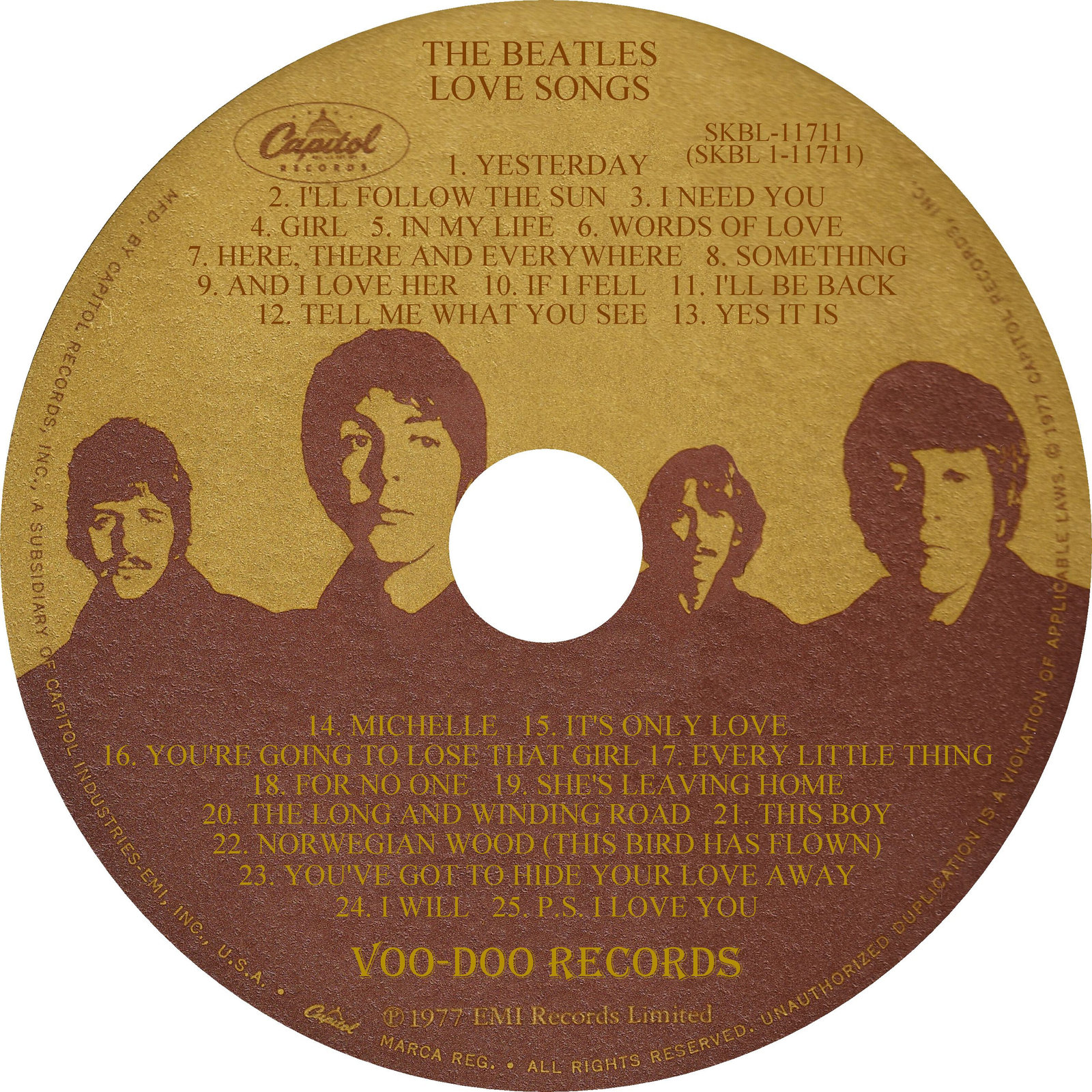The Beatles Love Songs CD Yesterday This Boy In My Life Michelle I Will CDs