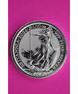 2024 Great Britain 20 Pence 1/10 th Ounce Britannia .999 Silver Authenti... - $29.98 CAD